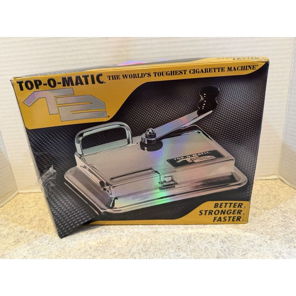 Top-O-Matic T2 Cigarette Rolling Machine Complete in Box with Manual